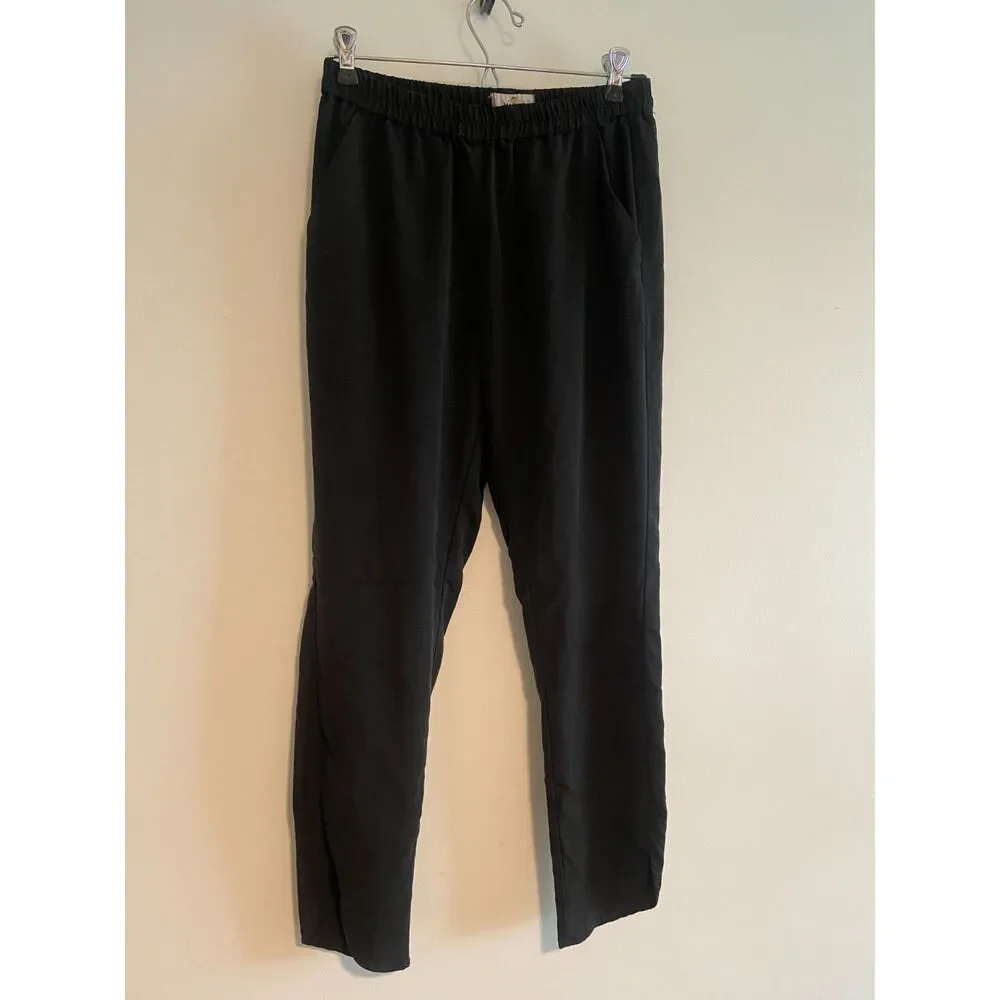 Marine Layer Women Allison Pants in Black SIZE SMALL